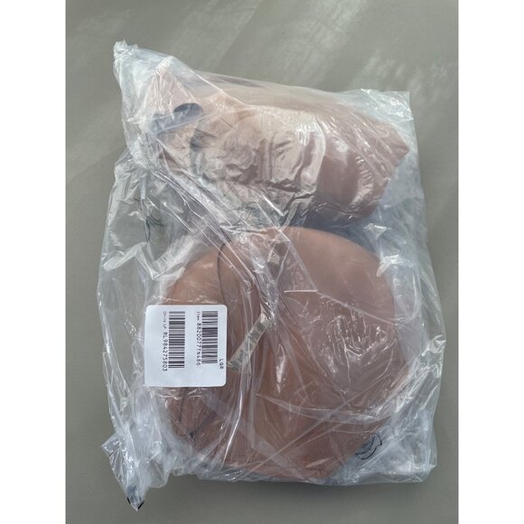 Rhonda Shear 2Pack Molded Cup Bra with Wrap Back Size 3X Pink Beige Lounge 665.5 - Picture 4 of 10